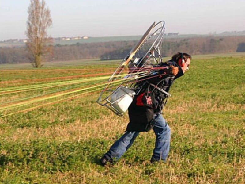 Baptême ULM Paramoteur à Poitiers - Survol de la Vienne